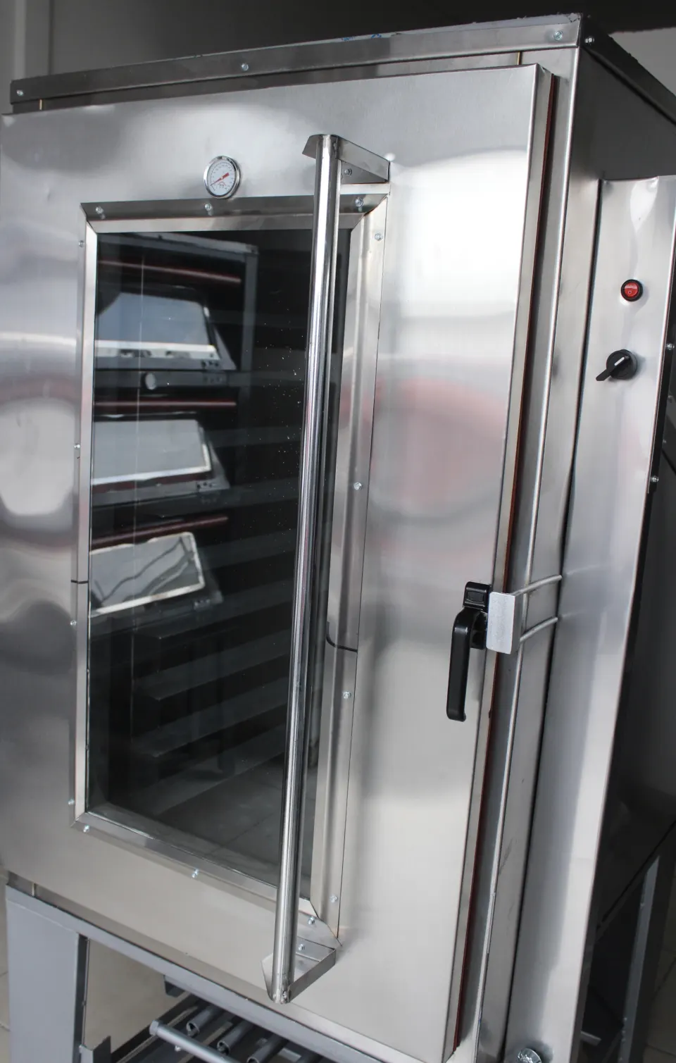 Horno de 10 charolas en acero inoxidable